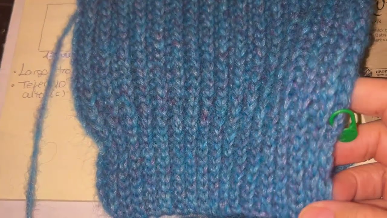 EMPIEZO el día TEJIENDO la rebeca de ganchillo 🧶