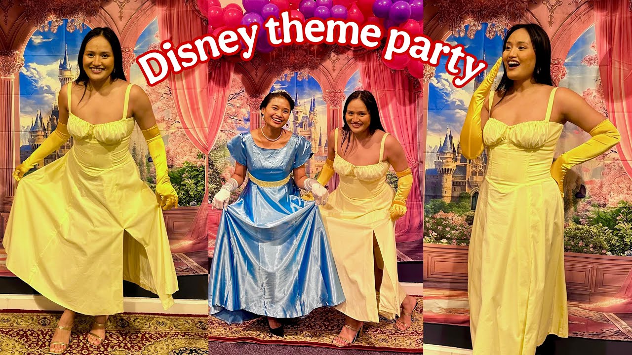 Disney princess theme party | Shopping, unboxing my new bag|