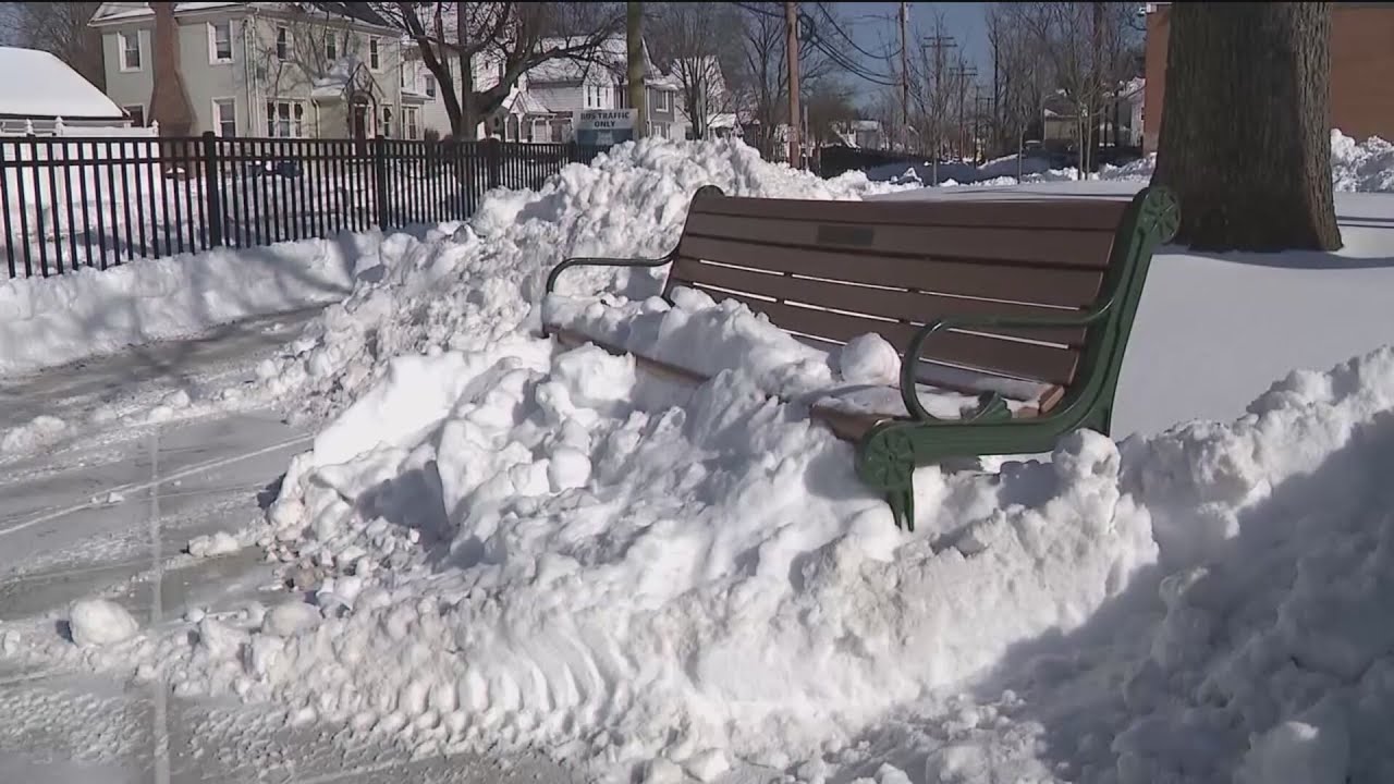 Large snow piles pose danger to some Connecticut communities