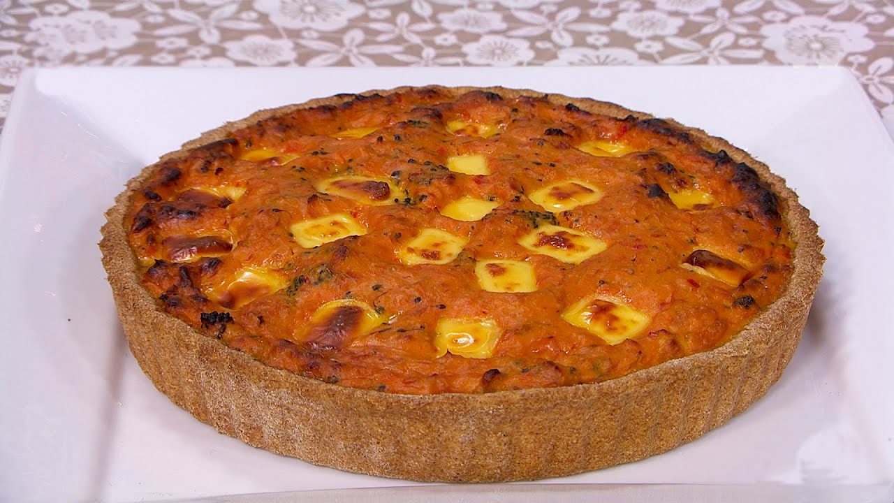 Tarta integral de vegetales