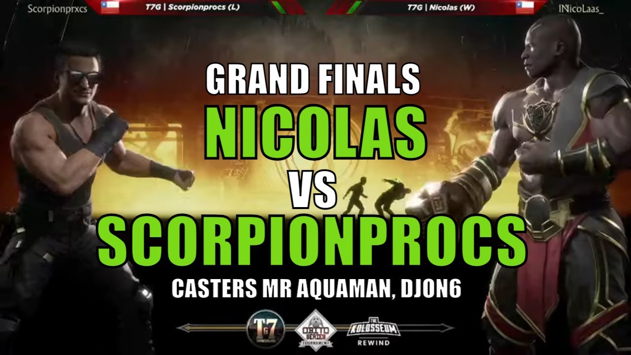 GRAND FINALS - T7G | NICOLAS VS T7G | SCORPIONPROCS - Obito Series Latam Sur Finals - MK11 Ultimate