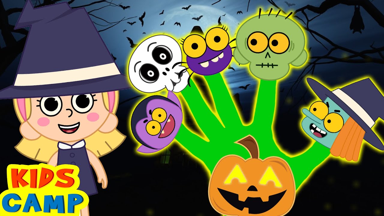 🎃 Spooky Finger Family + More Spooky Scary Songs For Kids