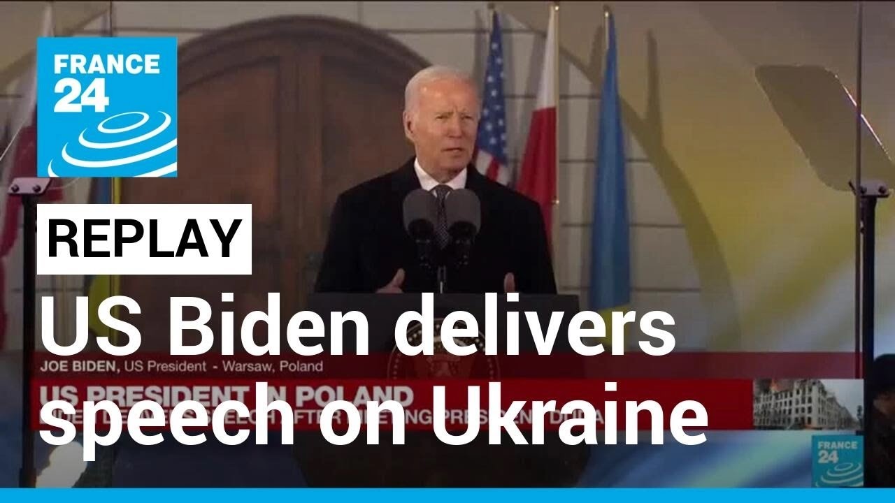 REPLAY: US Biden delivers speech after meeting Polish President Duda • FRANCE 24 English