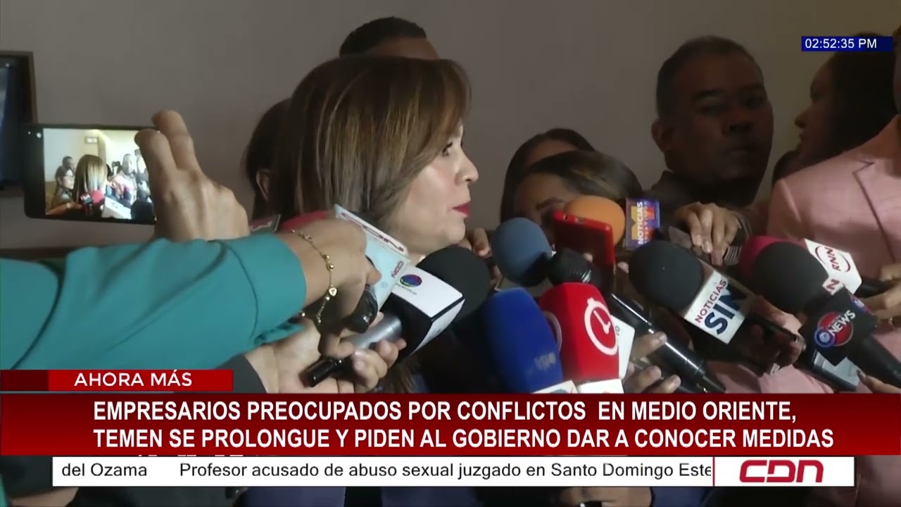 Empresarios preocupados por conflictos en Medio Oriente