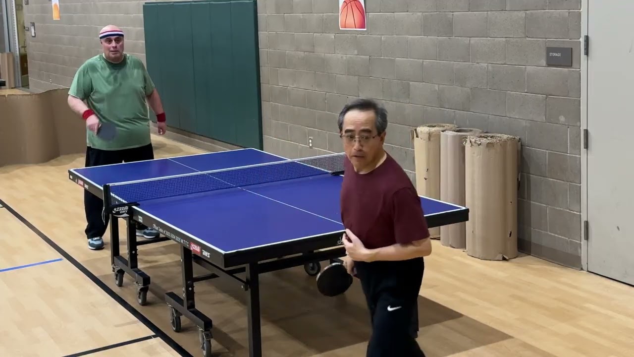 Ping pong with Yunping SACTTC Feb 9th