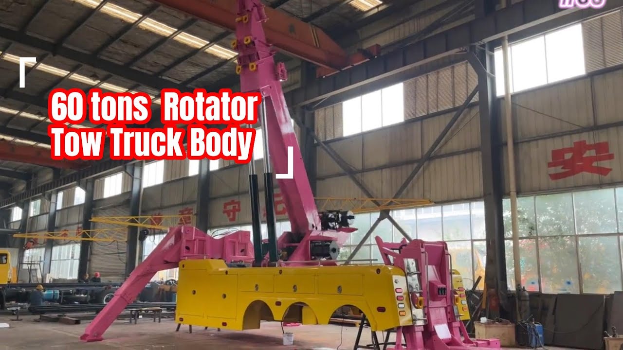50 Tons 60 Tons 75 Tons Rotator Tow Truck Body/Wrecker Truck Body Customized As Per Your Chassis