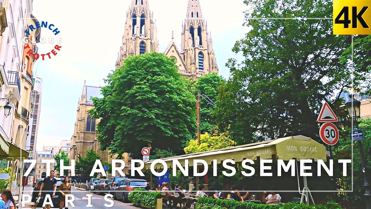 Rich Classy Paris 7e arrondissement Palais-Bourbon France Walk Tour 4K🇫🇷 Bon marché➜ Ministry Area