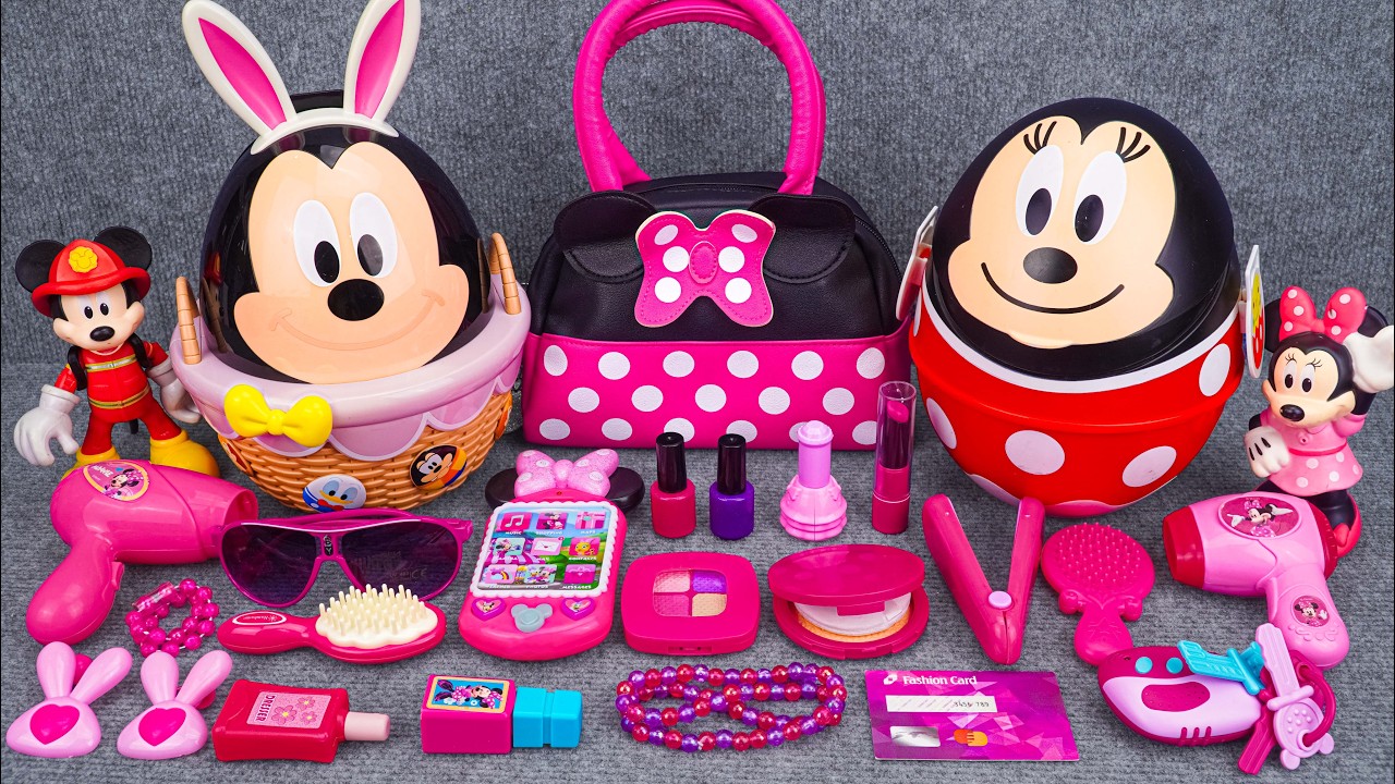 62 Minutes Satisfying Disney Set ASMR Toys, Unboxing Minnie Mouse Collection | ZoZo ASMR Love