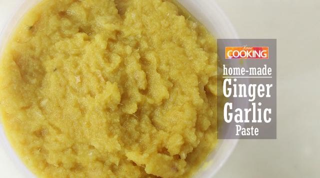 Homemade Ginger Garlic Paste  | Home Cooking