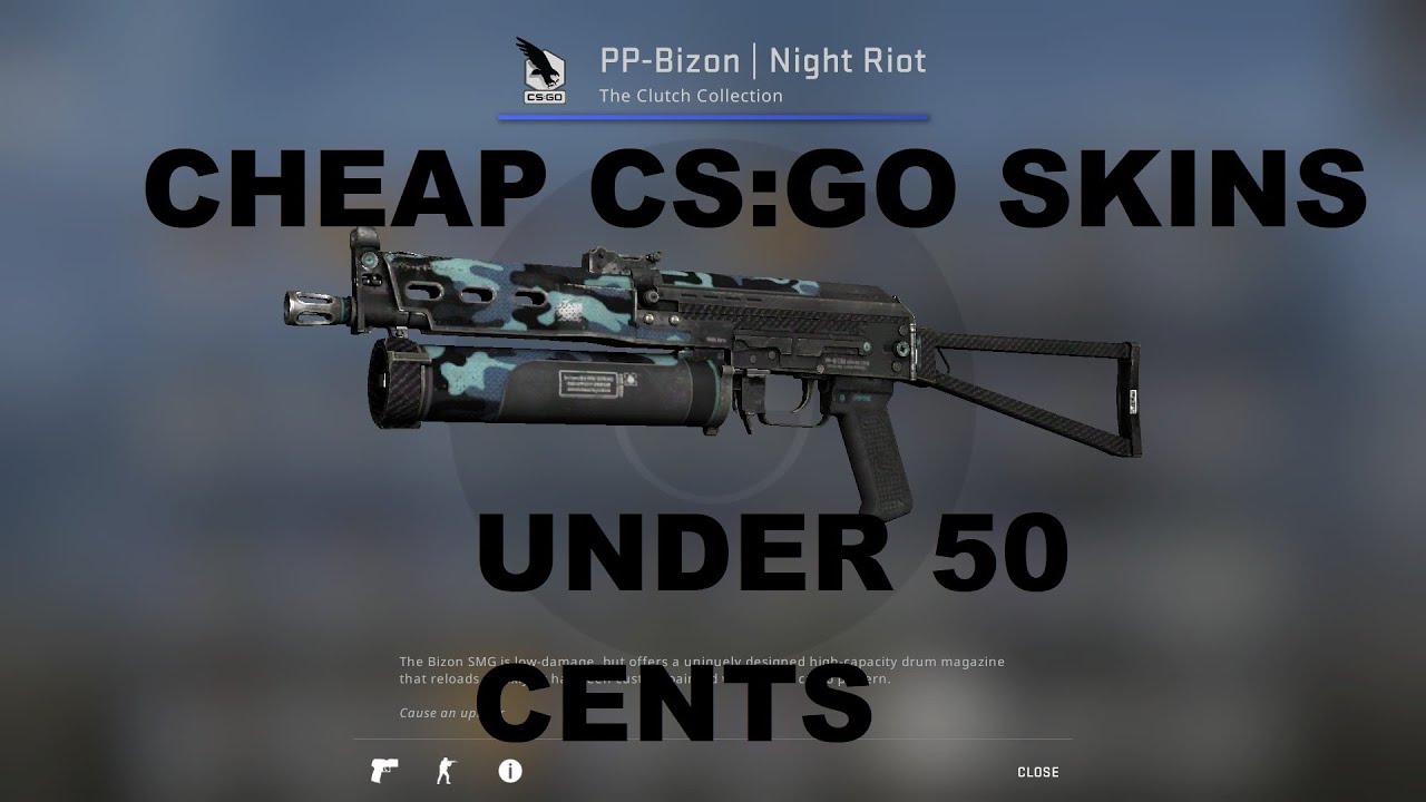 BEST CHEAP CS:GO SKINS UNDER 50 CENTS | CS:GO