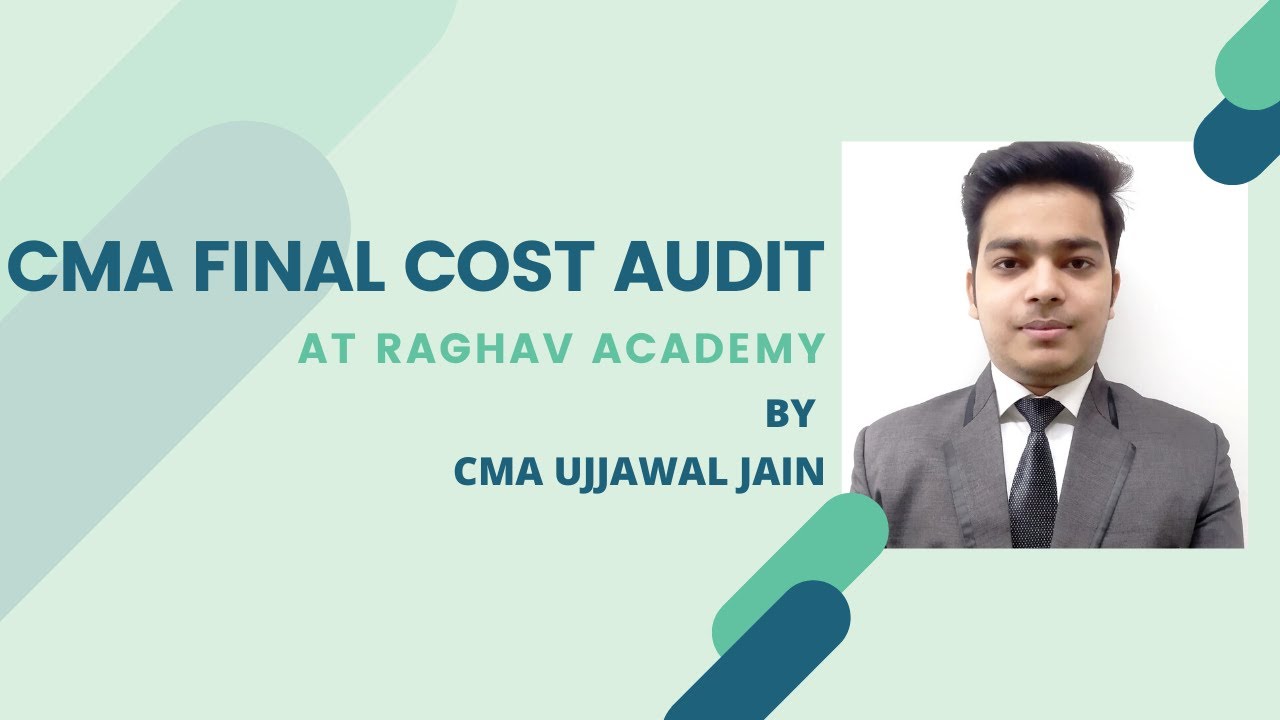 CMA FINAL COST AUDIT