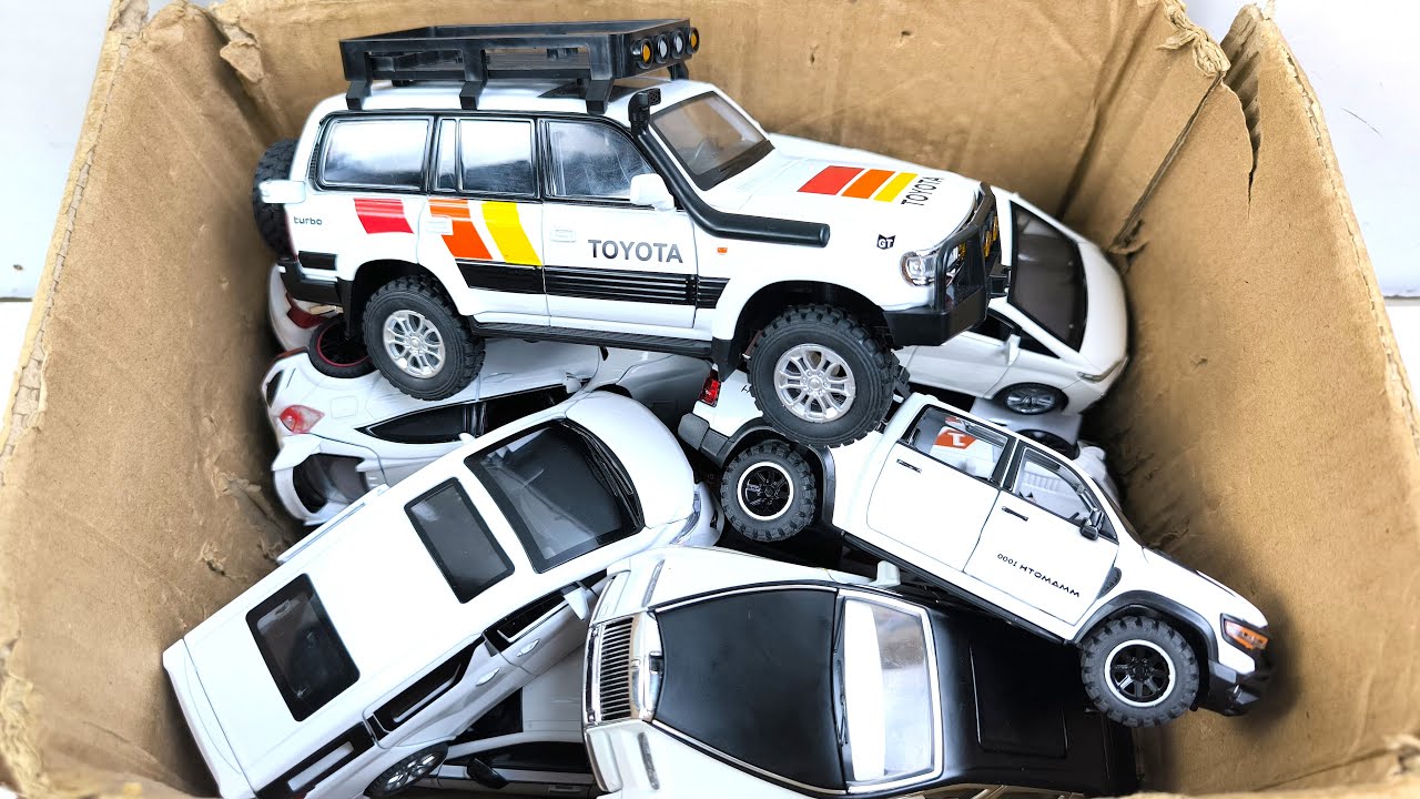 BOX FULL OF Diecast Cars - Toyota, Honda, BMW, Tesla, Range Rover, Mercedes, Byd, Ferrari, Suzuki