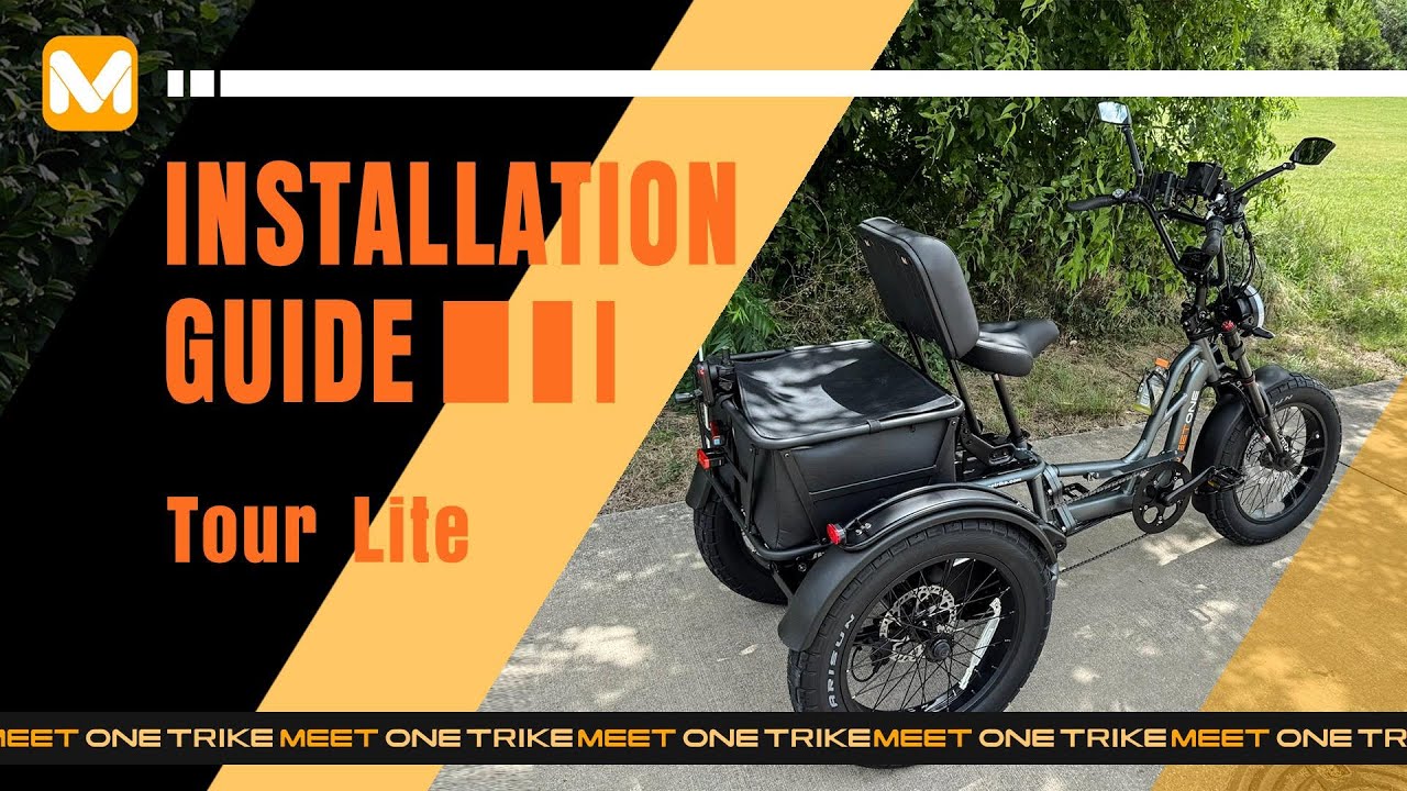 Meet One Tour Lite Full Suspension Electric Trike- Assembly Video2.0