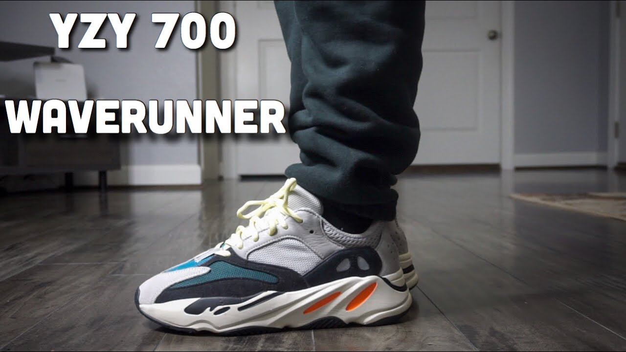 Обзор/размеры кроссовок Adidas Yeezy Boost 700 Waverunner On Foot