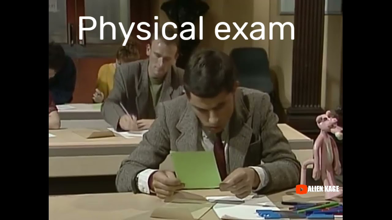 Physical exam vs online exam #meme