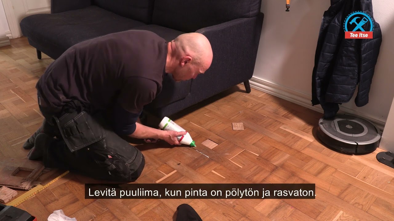 Irronnut parketin pinta. Näin korjaat sen