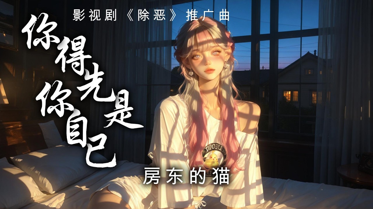 房东的猫 - 你得先是你自己 (影视剧《除恶》推广曲)「然后才有好运气 然后再遇 两三知己 收获再做梦的勇气 愿你能走出」【動態歌詞 | Pinyin Lyrics】♫