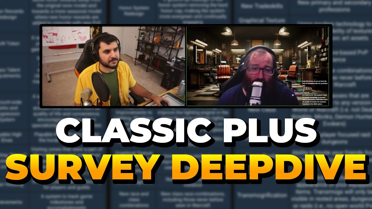 Kaghoe - Classic Plus Survey Deepdive: They NEED This | Classic WoW