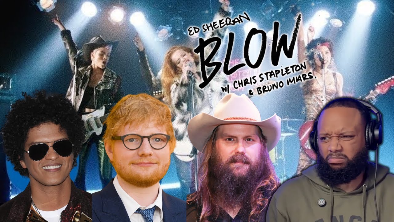 Ed Sheeran - BLOW with Chris Stapleton & Bruno Mars REACTION