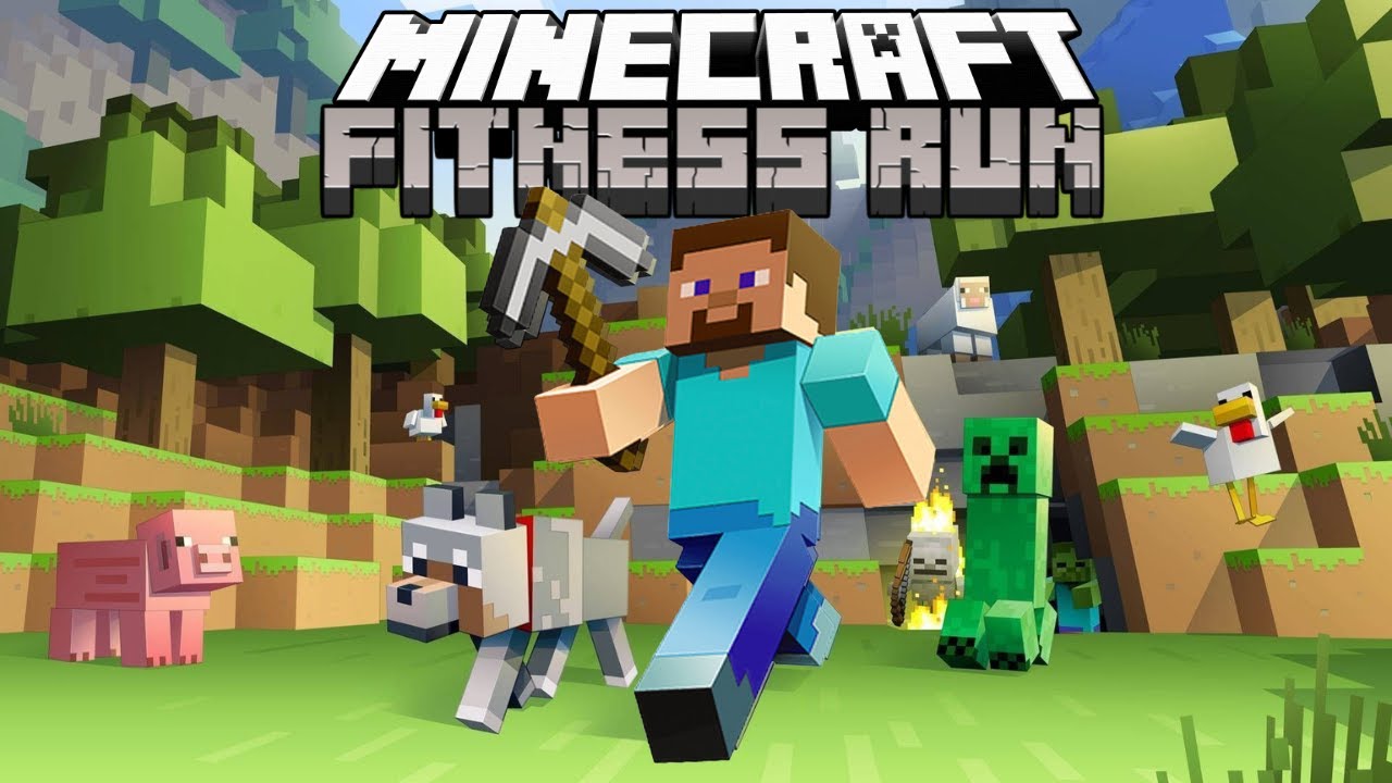 Minecraft Fitness Run | Brain Break | Brain Breaks for Kids | Classroom