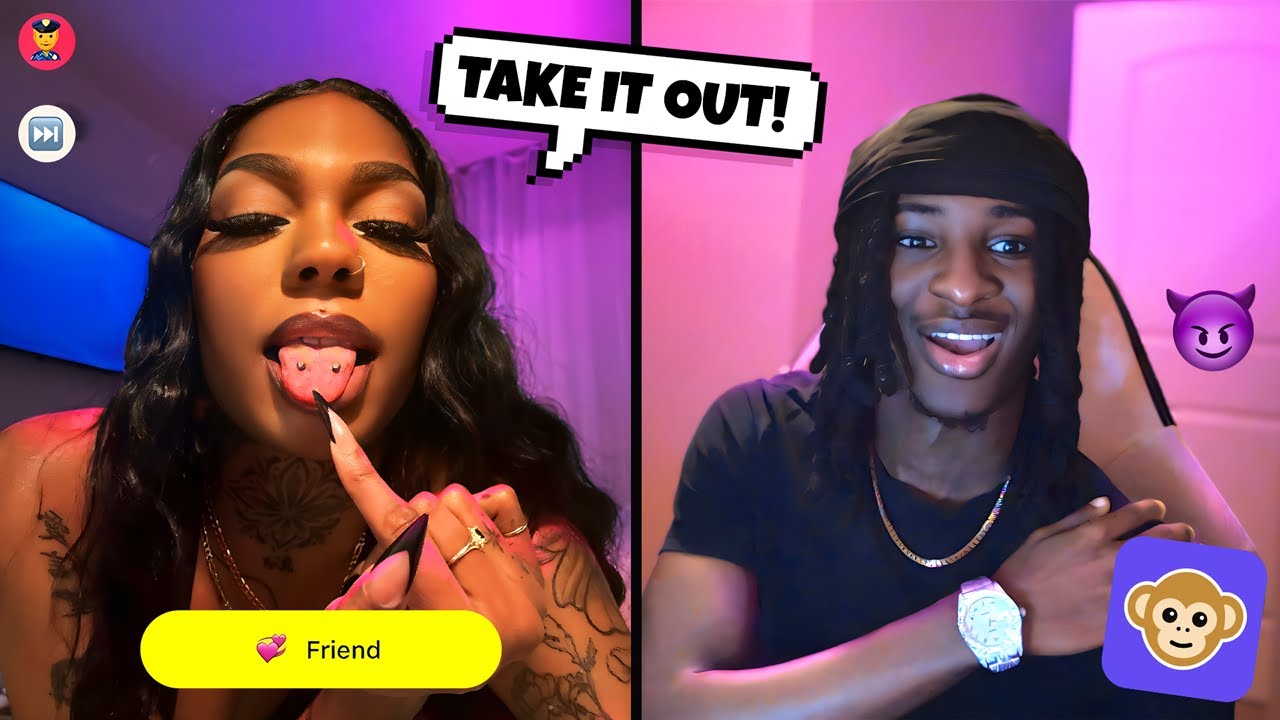 SHE TOLD ME TO PULL IT OUT... 😈 (MONKEY APP)
