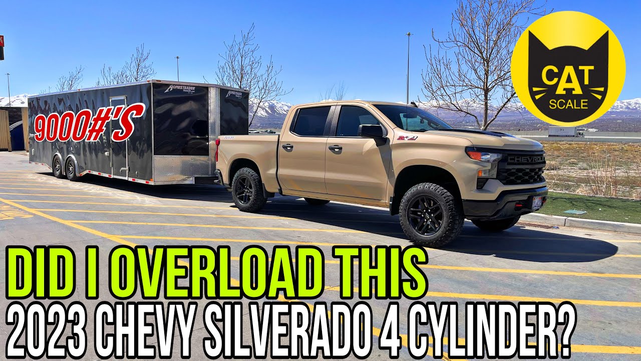 2023 Chevy Silverado Trail Boss 2.7L Turbo: How Much Did I Overload This Truck By Towing 9,000lbs?