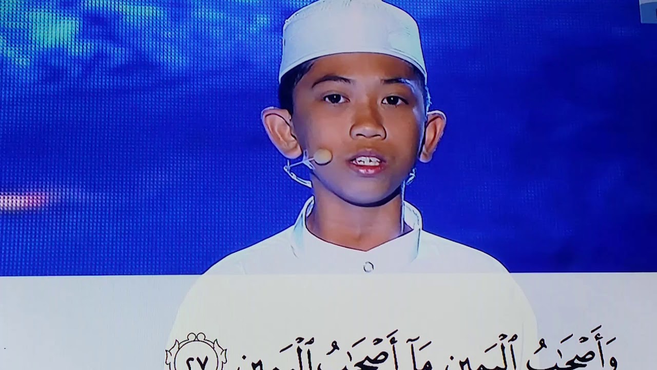 Tahfiz Muda Syadril vs Tahfiz Muda Mikail-Final Tahfiz muda 2017 Surah Al waqiah