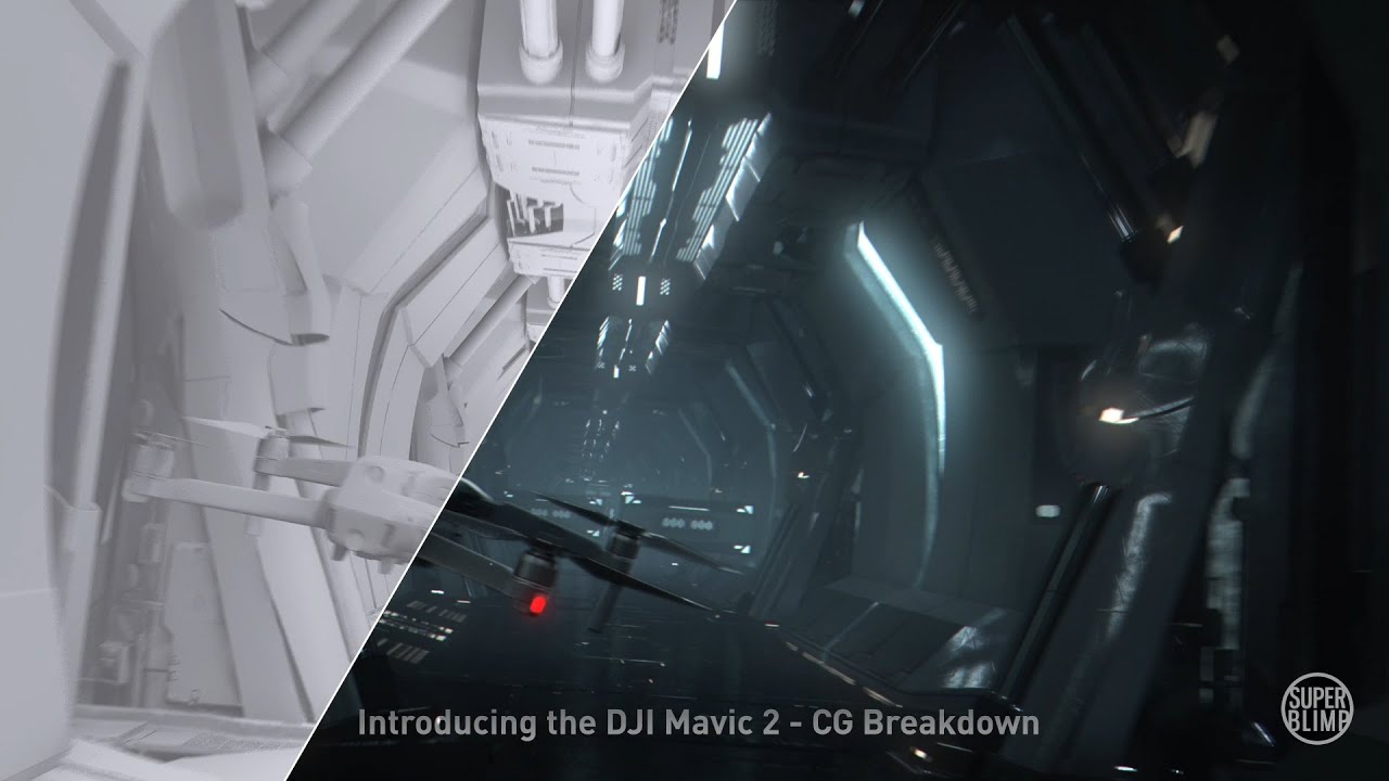 CGI/VFX Process Breakdowns for DJI Mavic 2 Drone by SUPERBLIMP