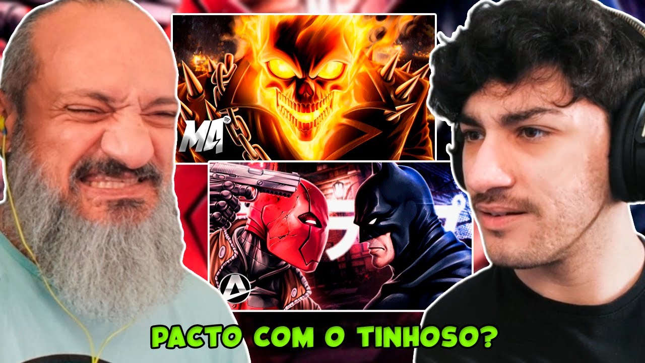 SÓ JUSTICEIRO POR HOJE - Capuz vermelho e Batman & Motoqueiro Fantasma - ANIRAP | M4RKIM | REACT