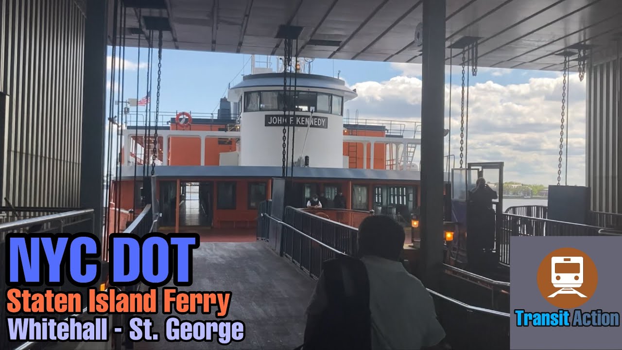 Staten Island Ferry full ride from Whitehall to St. George