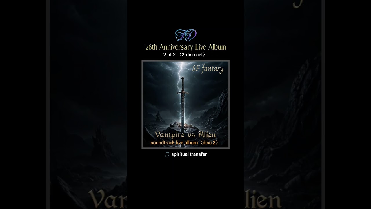 AI music「SF fantasy vampire vs alien 26th Anniversary Live Album」2-disc〈disk 2〉Full〜by using suno