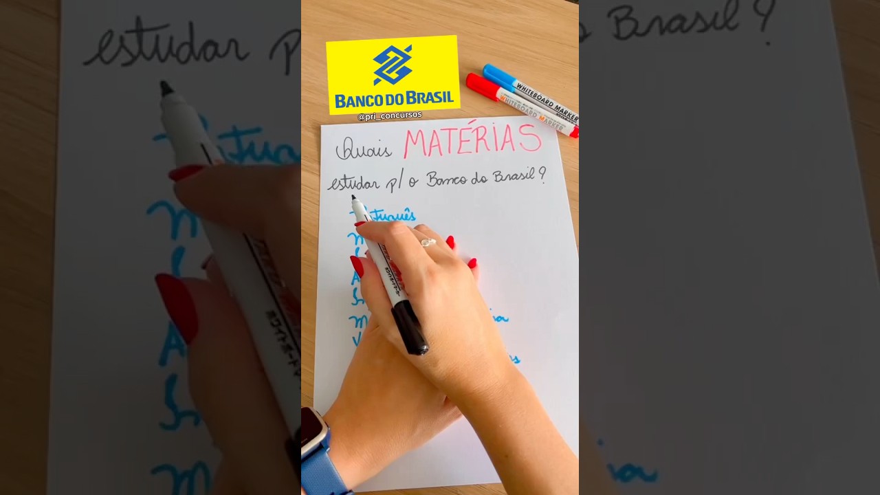 📚 Saiba quais mat&eacute;rias voc&ecirc; precisa estudar para a prova do Banco do Brasil!