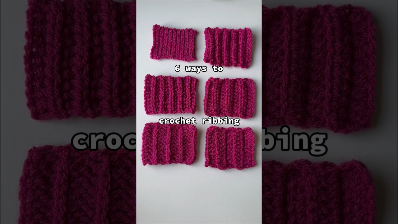 Pt.1 Slip stitch ribbing #crochet #ribbingtutorial #crochet ribbing