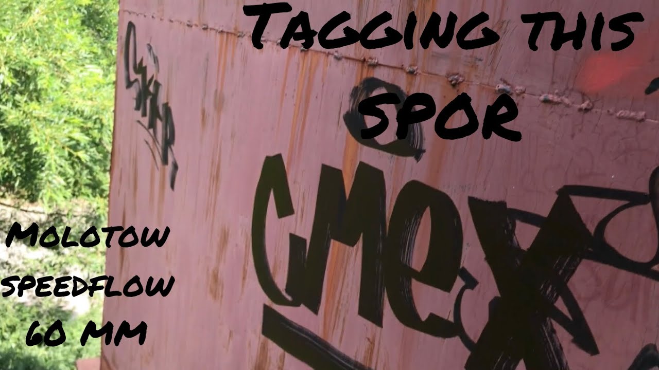 Tagging Molotow speedflow masterpiece |  marker test | Tagging this SPOR | Day 4