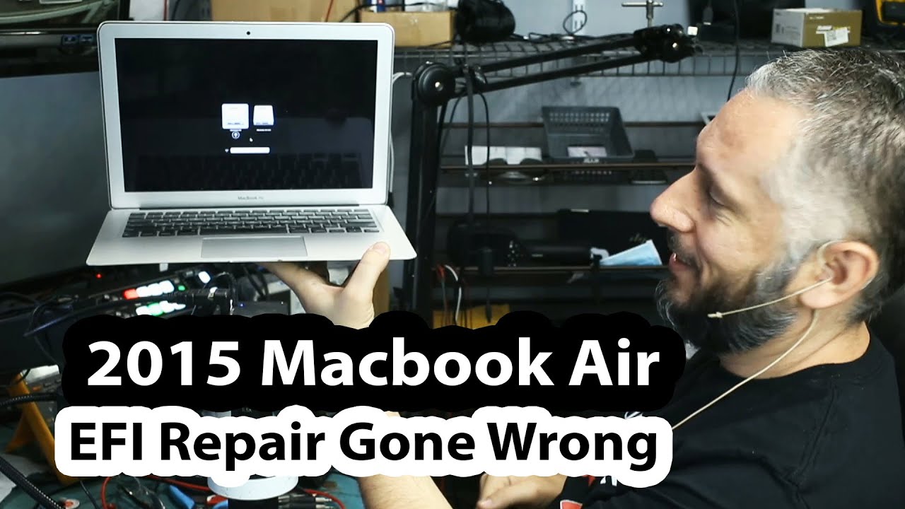 2015 Macbook Air No power repair - Prior EFI Chip Replacement Gone wrong.