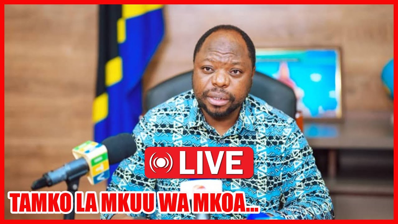🔴#LIVE: MKUU WA MKOA WA DAR ES SALAAM ANAZUNGUMZA NA VYOMBO VYA HABARI