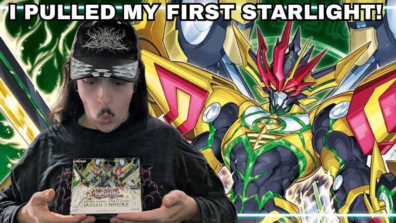 I pulled my first Starlight Rare Yu-Gi-Oh card!!! (Duelist's Advance)