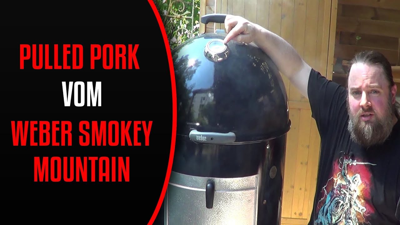 Pulled Pork vom Weber Smokey Mountain