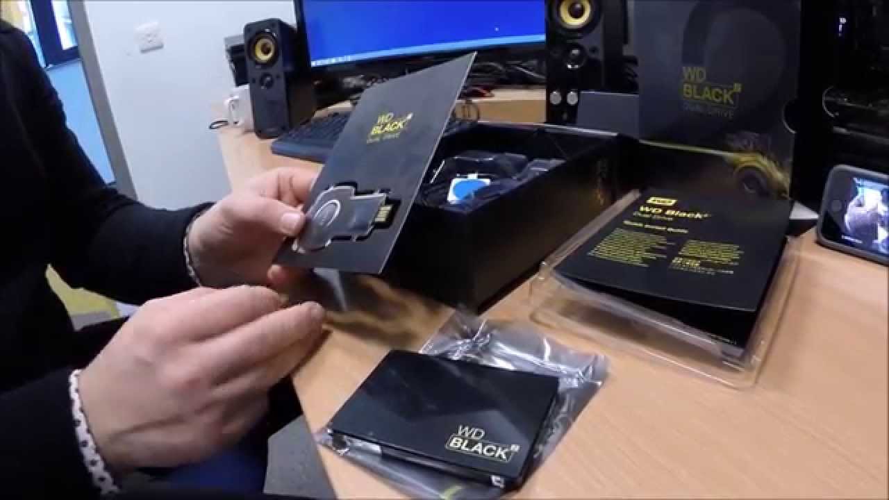 Unboxing WD Black2 1TB SSD Dual Drive