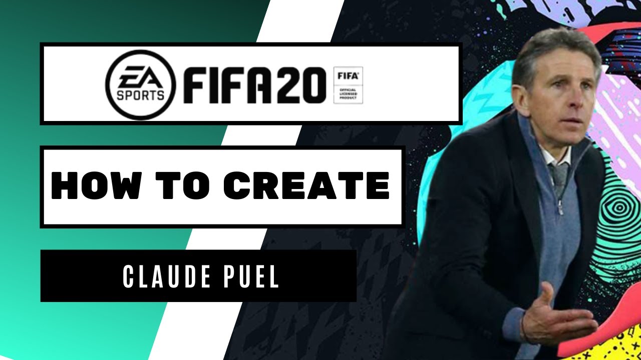 How to Create Claude Puel - FIFA 20 Lookalike for Career Mode
