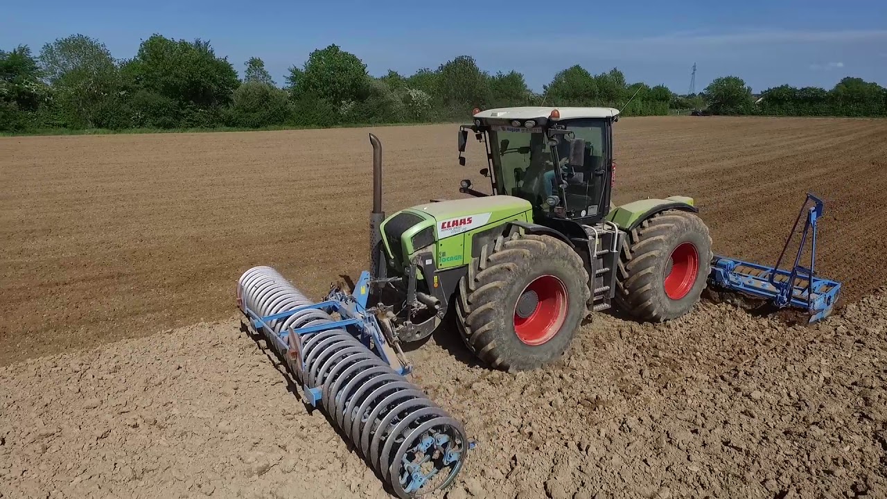Xerion 3300 | hersage 2018 | Lemken 6 mètres| Freon