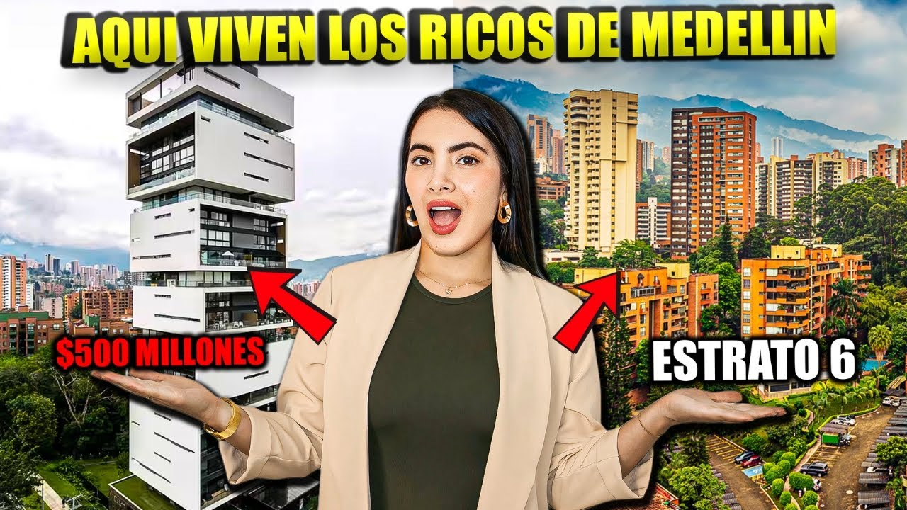 ASÍ ES EL BARRIO DONDE VIVEN LOS RICOS DE MEDELLÍN POBLADO - VLOG 5