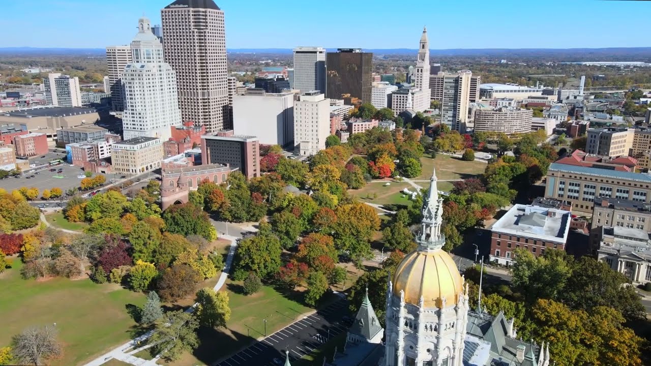 Fall Colors of Bushnell Park - Hartford, Connecticut