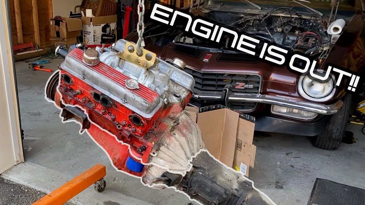 ДВИГАТЕЛЬ L82 снят с Camaro 1973 года! Что пошло не так?! Раскрываем его ПРОШЛУЮ ЖИЗНЬ!