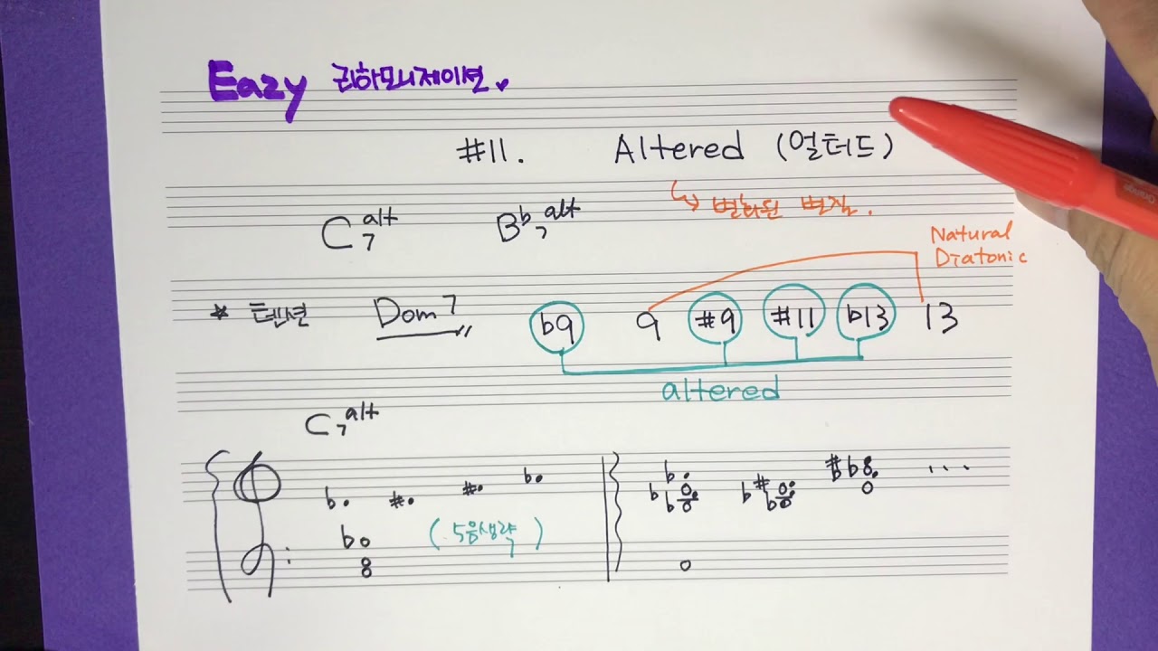 이지리하모니제이션 #11 - 얼터드 (Altered Vocing and Scale)