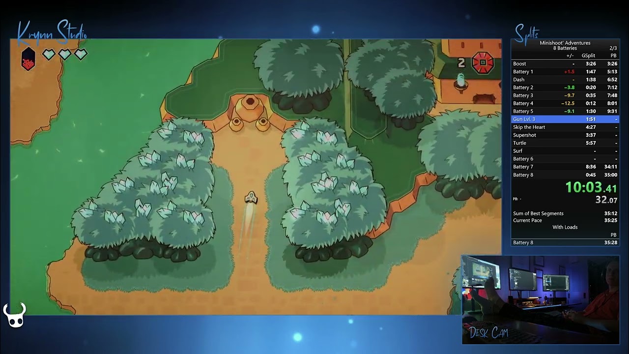 Minishoot' Adventures - 8 Batteries 34:09 [PB] (Speedrun)