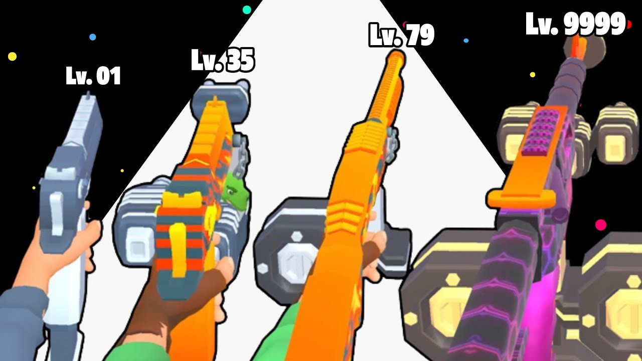 Weapon Upgrade Rush - Upgrade Weapon Max Level Gameplay #asmrgameplay #satisfyingasmr #levelup
