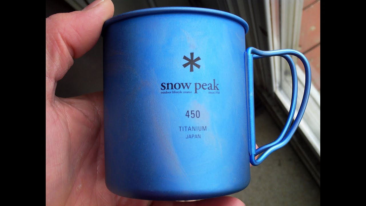 Snow Peak 450 titanium mug review