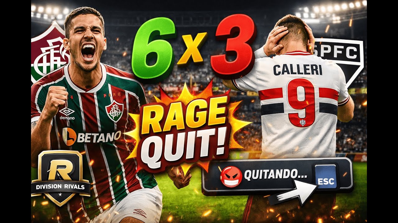 Virou massacre: 6x3 e rage quit
