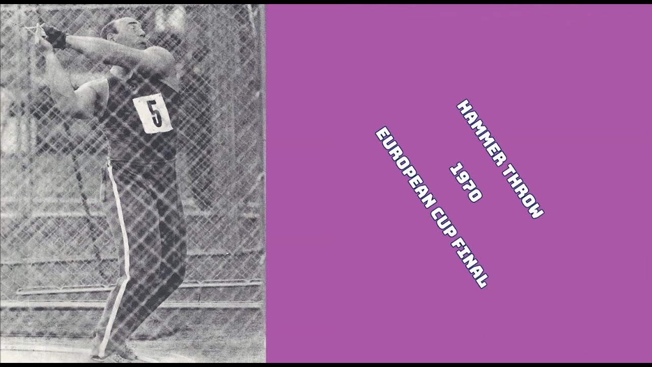 Hammer throw 1970 Athletics European Cup final.